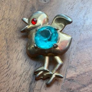 Vintage bird pin